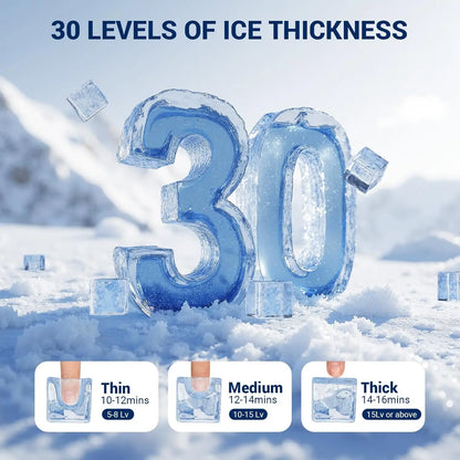 Commercial Ice Maker 550 LBS/24H – 360 LBS Storage Bin, 132 Cubes per Cycle, Fast 5–12 Min Ice, Heavy-Duty Stainless Steel Ice Machine with Self-Cleaning & Upgraded Compres