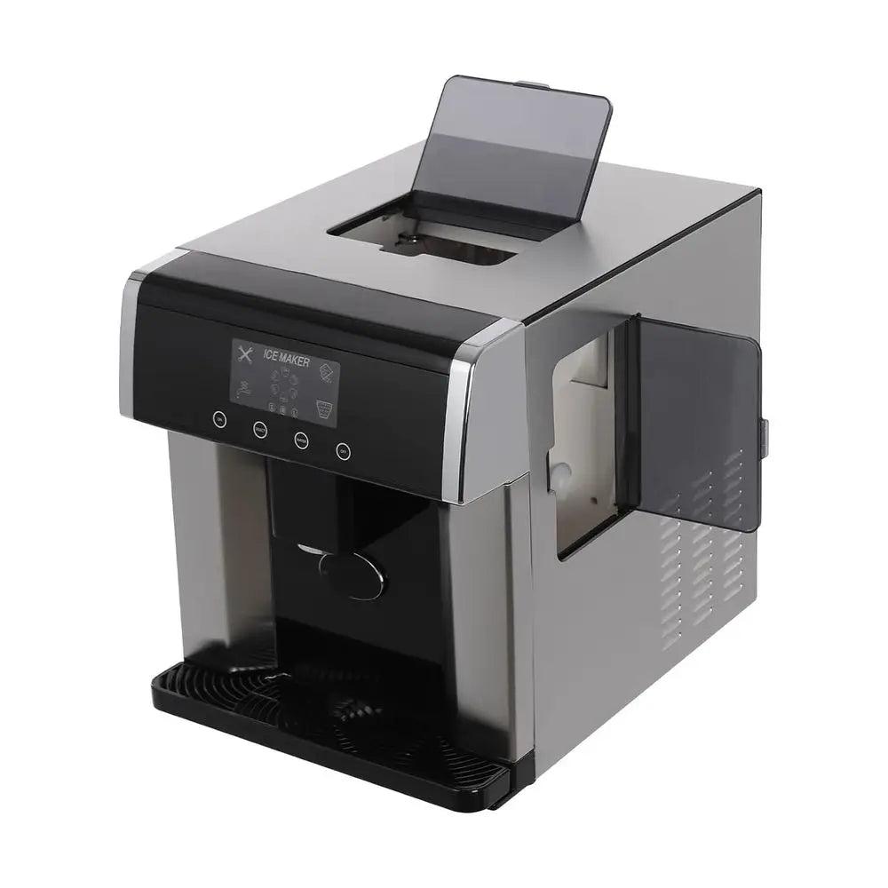 Countertop Ice Maker 32 LBS/24H – Self-Cleaning Ice Machine with Auto Dispenser, Chewable Ice for Home, Office & Kitchen