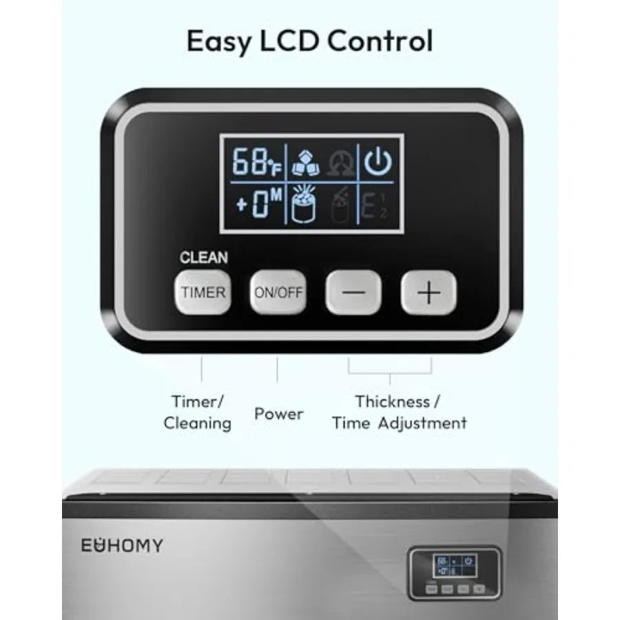 Commercial Ice Maker 400 LBS/24H – ETL Approved Industrial Ice Machine, 250 LBS Storage Bin, Fast 11–20 Min Ice, Heavy-Duty Stainless Steel Ice Maker