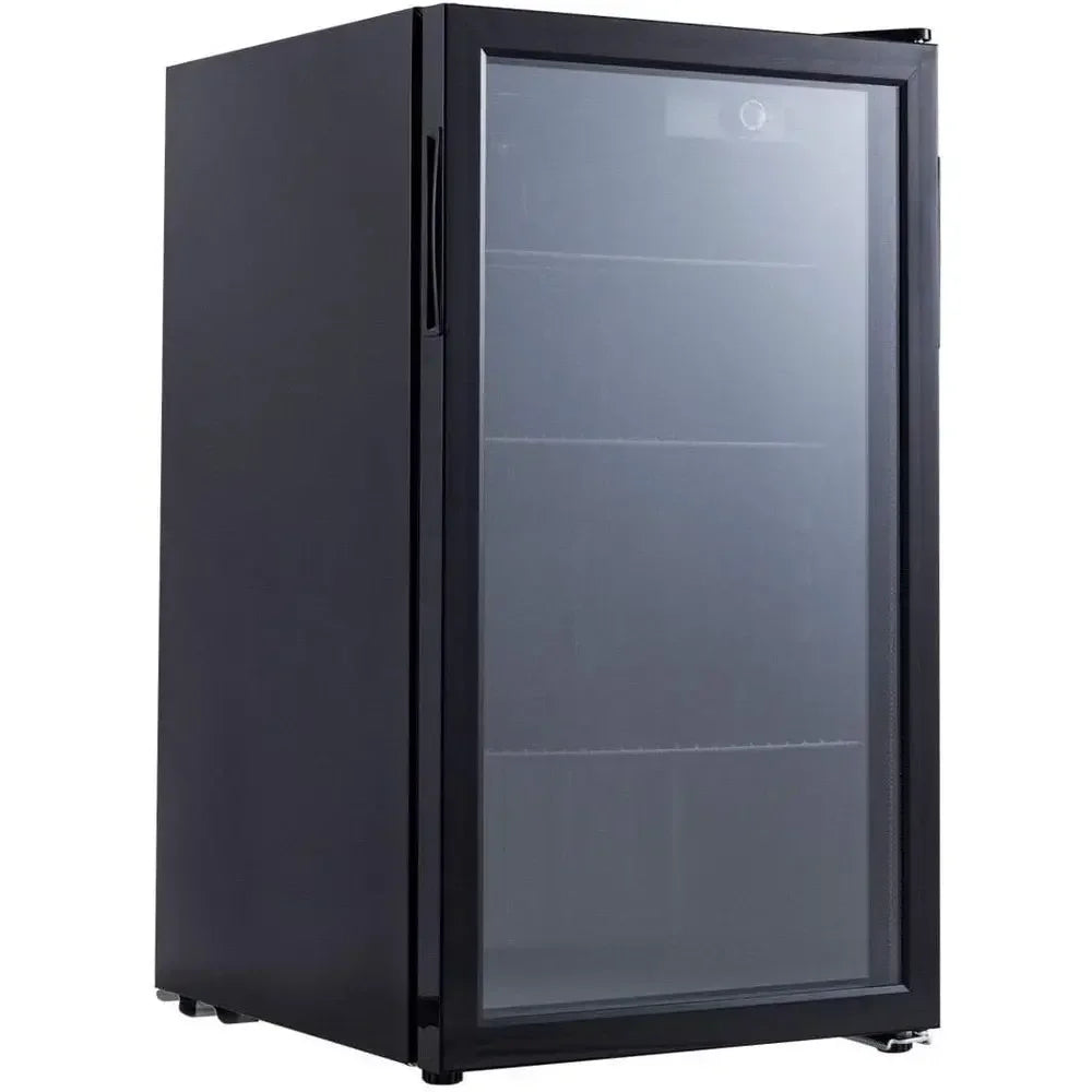 120 Can Beverage Mini Rerigerator With Glass Door, Beverage Mini Rerigerator With Clear Reversible Double Paned Glass Door, Beve