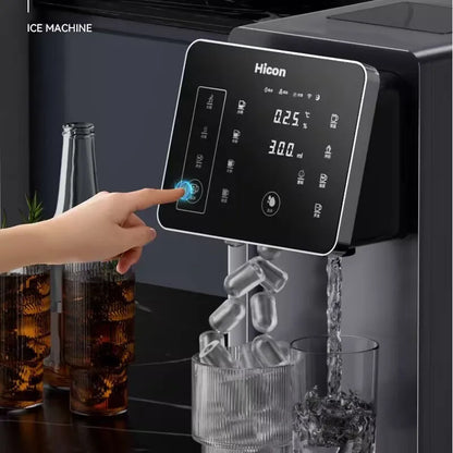 3-in-1 Ice Maker & Water Dispenser – Countertop Hot & Cold Water Machine, Instant Heating & Cooling, Energy Saving, Large Capacity Home Appliance
