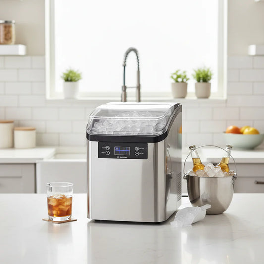 Automatic Countertop Ice Maker with Large Capacity for Ice Cubes