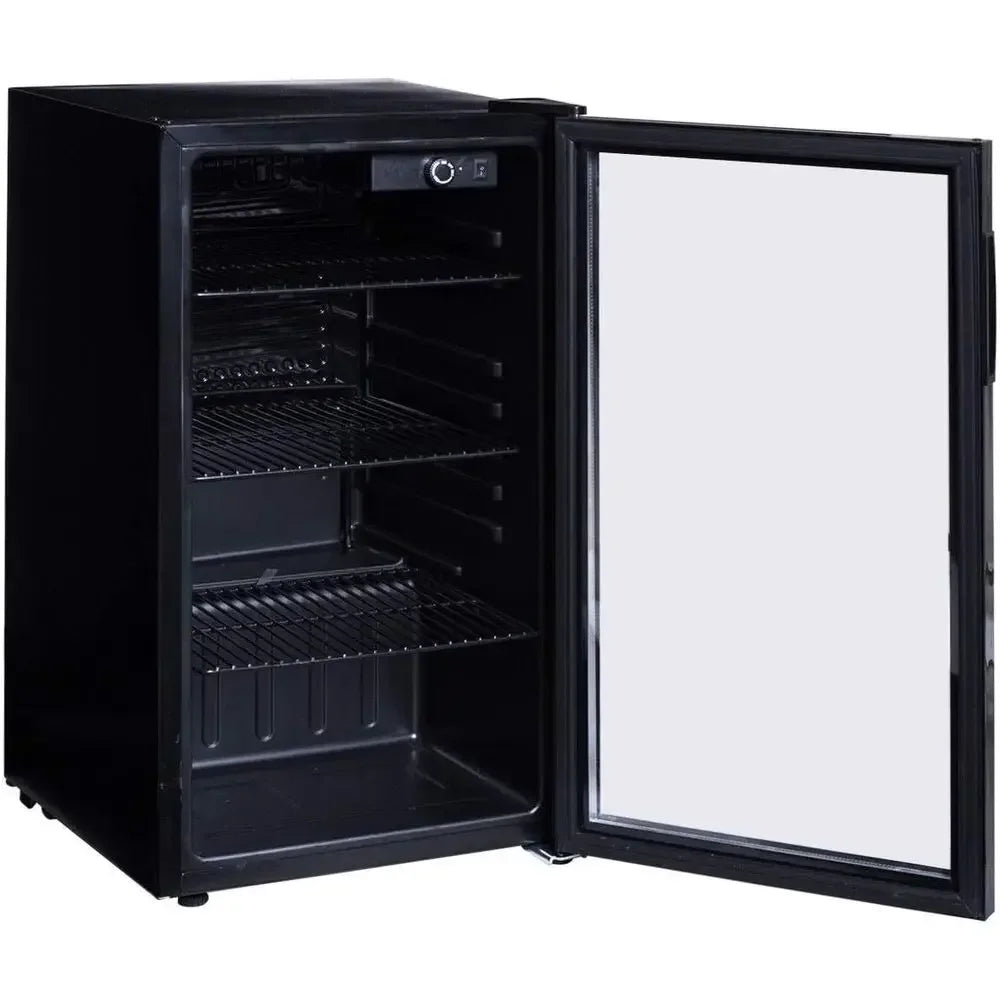 120 Can Beverage Mini Rerigerator With Glass Door, Beverage Mini Rerigerator With Clear Reversible Double Paned Glass Door, Beve