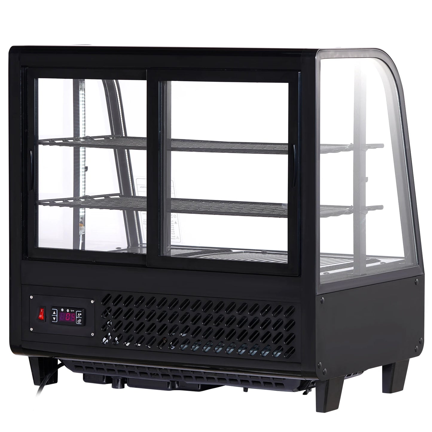 SucceBuy Refrigerated Display Case | Countertop Pastry Showcase with LED & Turbo Cooling