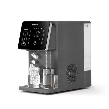 3-in-1 Ice Maker & Water Dispenser – Countertop Hot & Cold Water Machine, Instant Heating & Cooling, Energy Saving, Large Capacity Home Appliance
