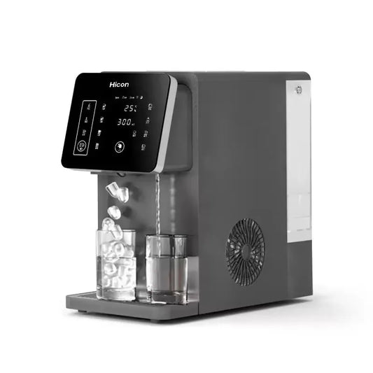 3-in-1 Ice Maker & Water Dispenser – Countertop Hot & Cold Water Machine, Instant Heating & Cooling, Energy Saving, Large Capacity Home Appliance