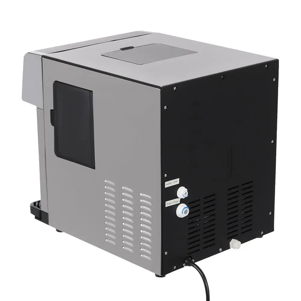 Countertop Ice Maker 32 LBS/24H – Self-Cleaning Ice Machine with Auto Dispenser, Chewable Ice for Home, Office & Kitchen