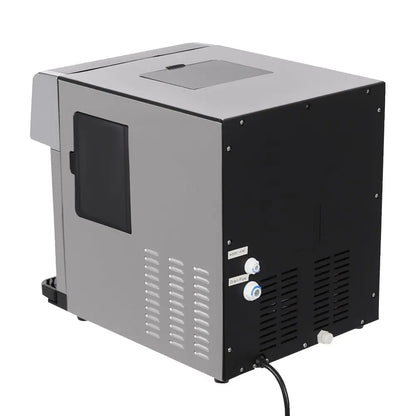 Countertop Ice Maker 32 LBS/24H – Self-Cleaning Ice Machine with Auto Dispenser, Chewable Ice for Home, Office & Kitchen